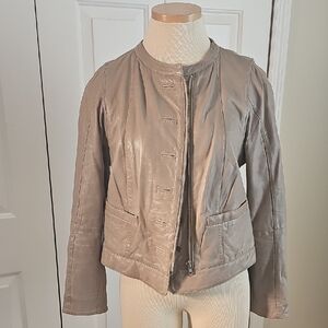 W118 By Walter Baker. Buttery 100% Leather Moto Jacket. Size Meduim